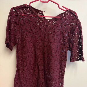 Loft embroidered overlay